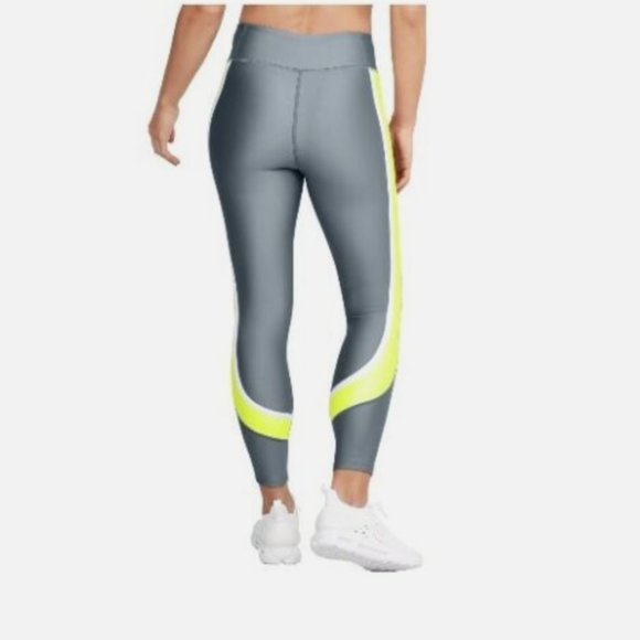 Under Armour HeatGear Stripe Ankle Crop 1359341-396 Women's X-Small XS - Picture 3 of 5